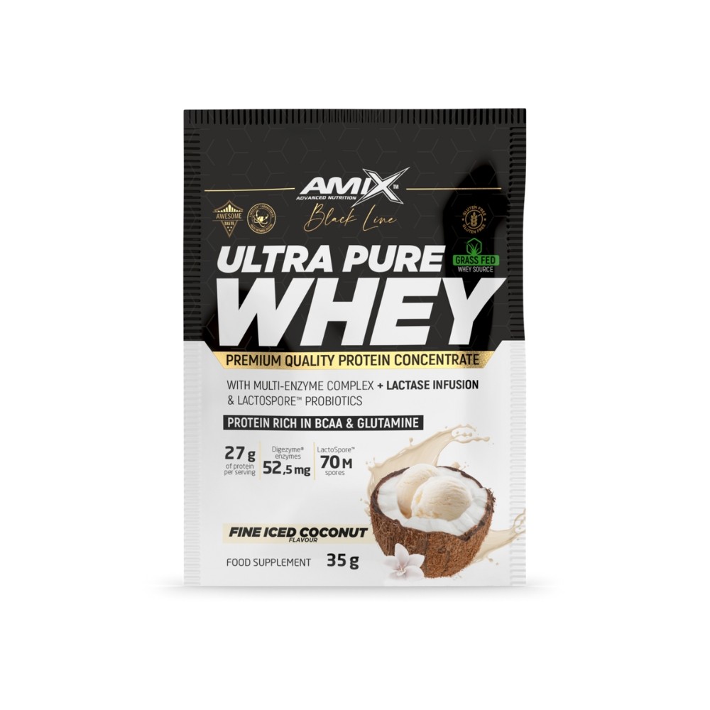 AMIX UNIDOSIS BLACK ULTRA P.WHEY 35GR. COCO HELADO