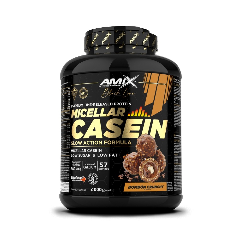 AMIX BLACK MICELLAR CASEIN 2KG BOMBON CRUJIENTE