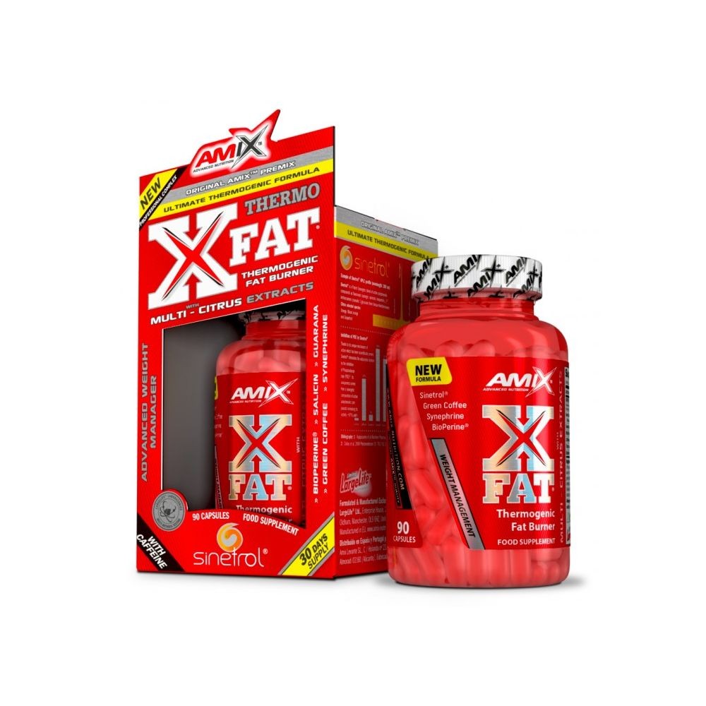 AMIX X-FAT THERMOGENIC FAT BURNER 90CAP
