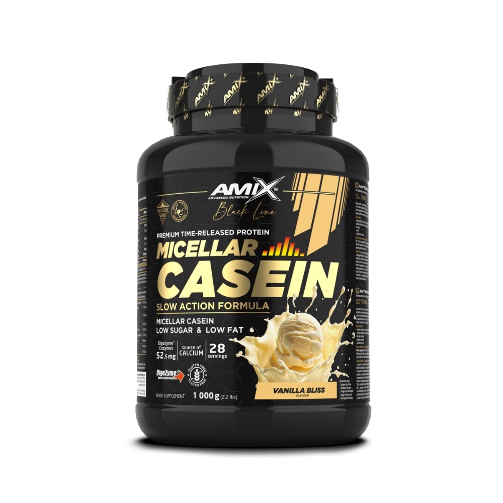 AMIX BLACK MICELLAR CASEIN 1KG VAINILLA