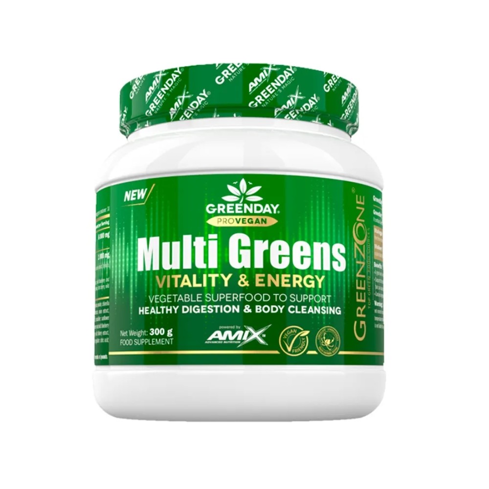 AMIX GREENDAY MULTIGREENS VITALITY ENERG. 300GR