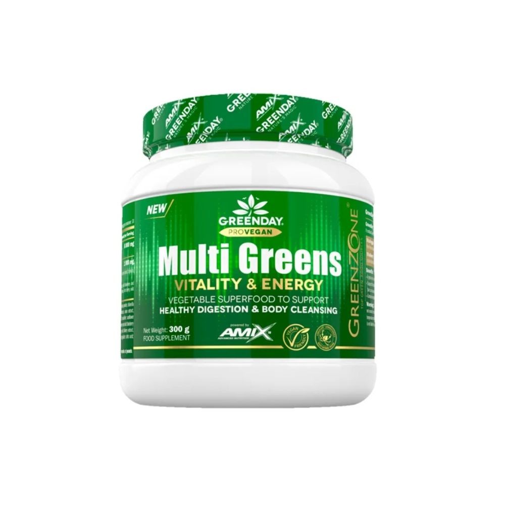 AMIX GREENDAY MULTIGREENS VITALITY ENERG. 300GR