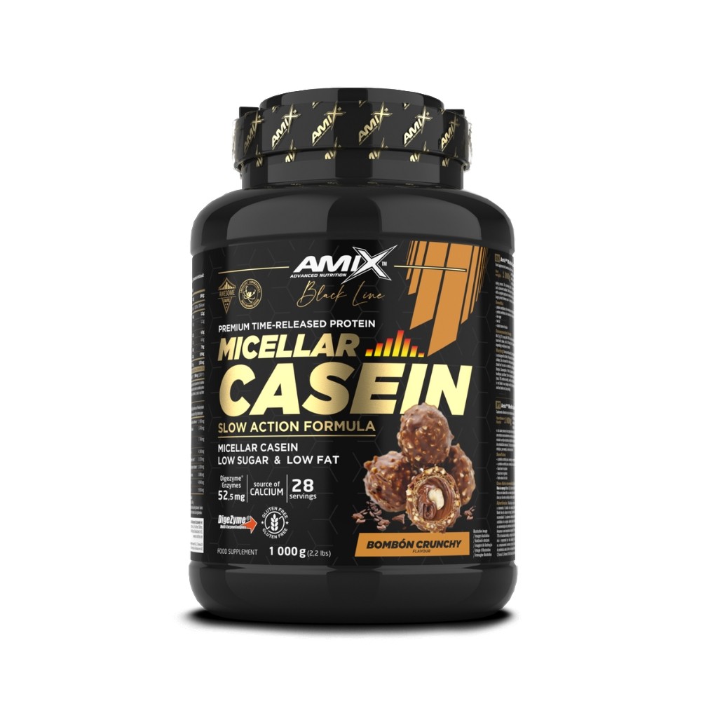 AMIX BLACK MICELLAR CASEIN 1KG BOMBON CRUJIENTE