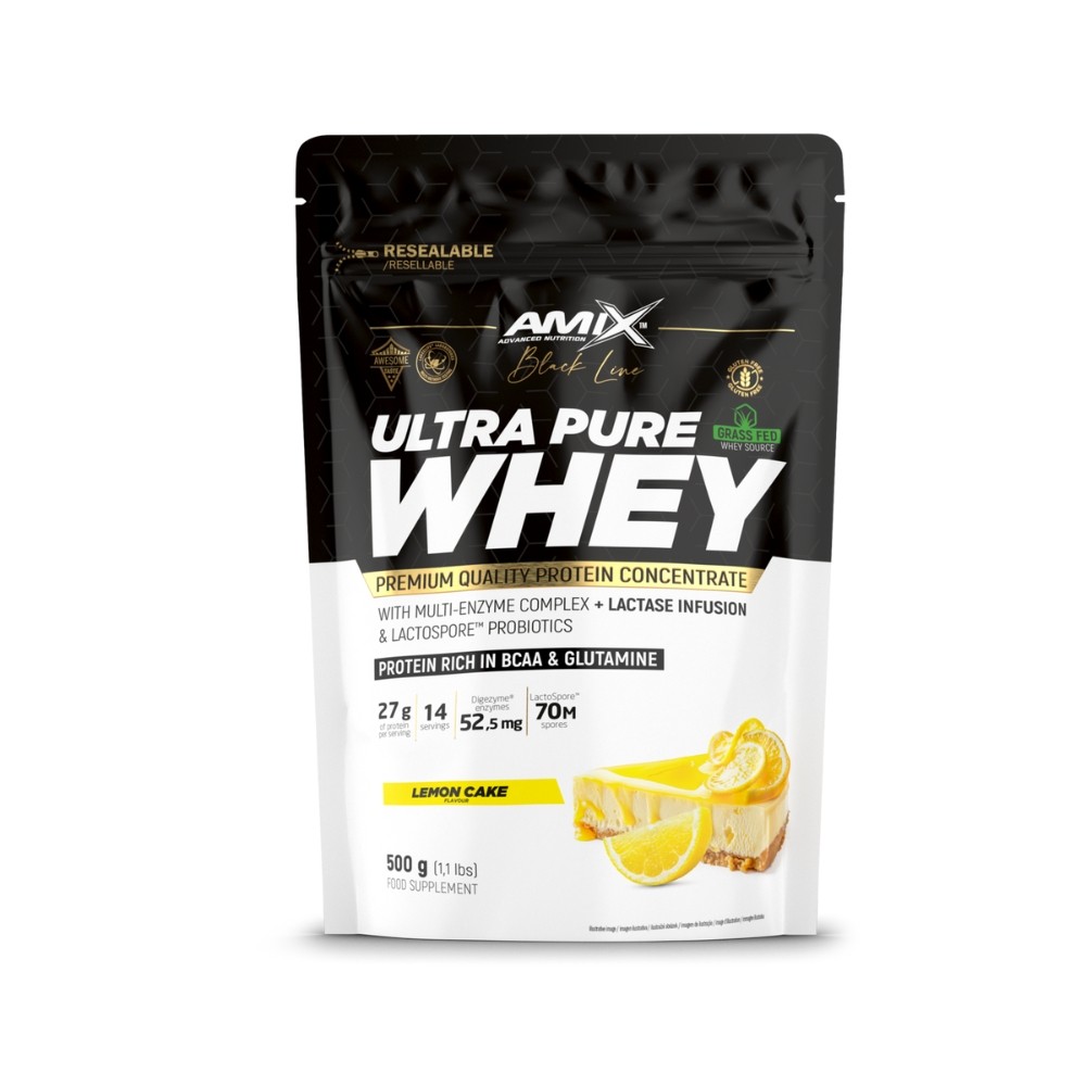 AMIX BLACK ULTRA PURE WHEY 500GR LEMON CAKE