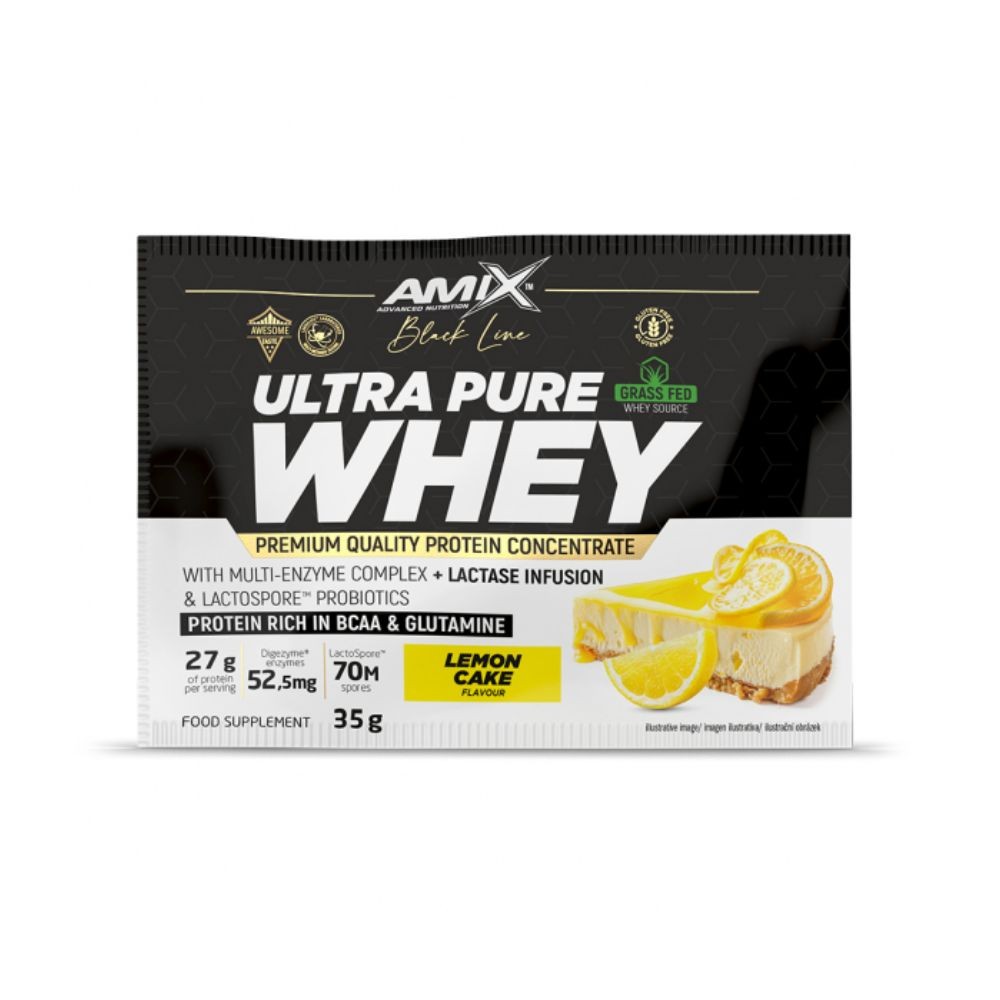 AMIX UNIDOSIS BLACK ULTRA P.WHEY 35GR. LEMON CAKE