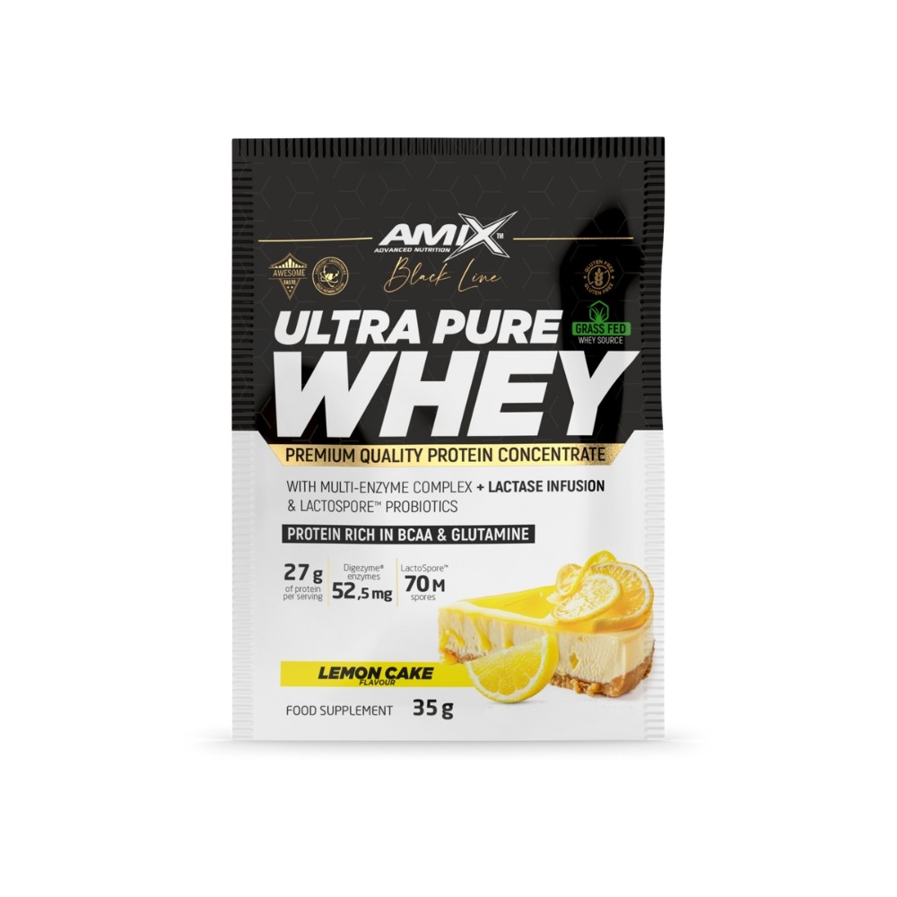 AMIX UNIDOSIS BLACK ULTRA P.WHEY 35GR. LEMON CAKE