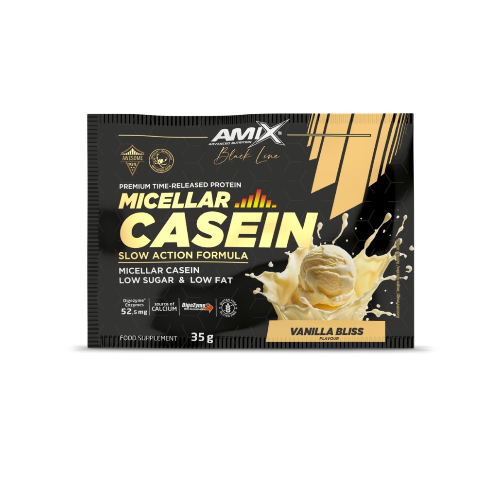 AMIX UNIDOS.BLACK MICELLAR CASEIN 35GR. VAINILLA