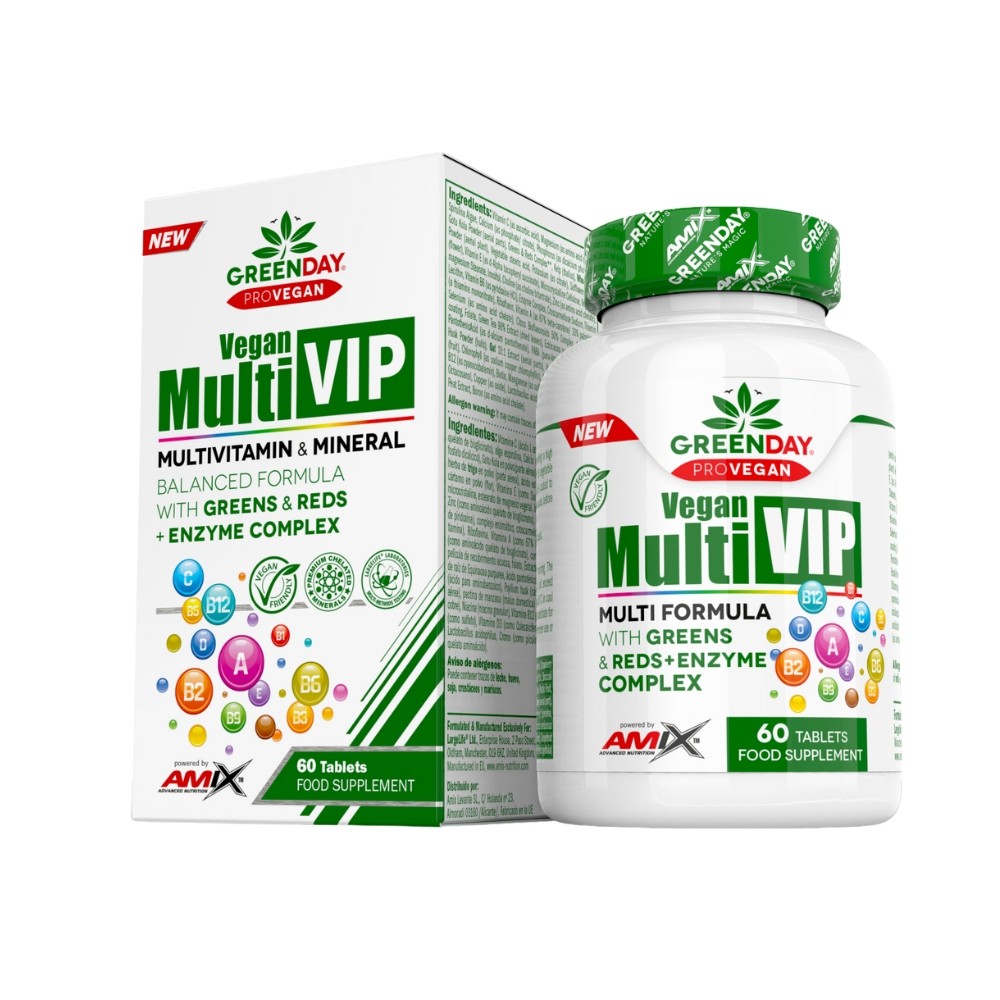 AMIX GREENDAY PROVEGAN VEGAN MULTI VIP 60TAB.