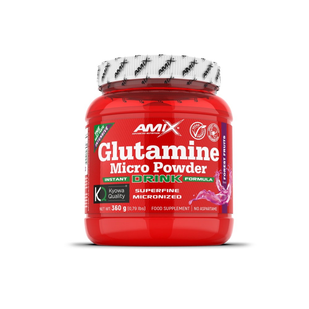 AMIX GLUTAMINA INSTANT DRINK 360GR FRUTAS BOSQUE