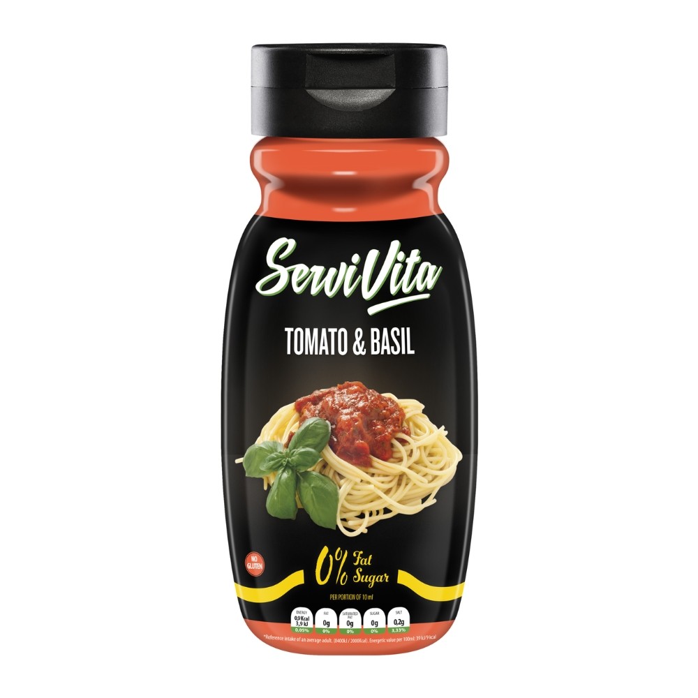 SERVIVITA SALSA ZERO 320ML TOMATE ALBAHACA