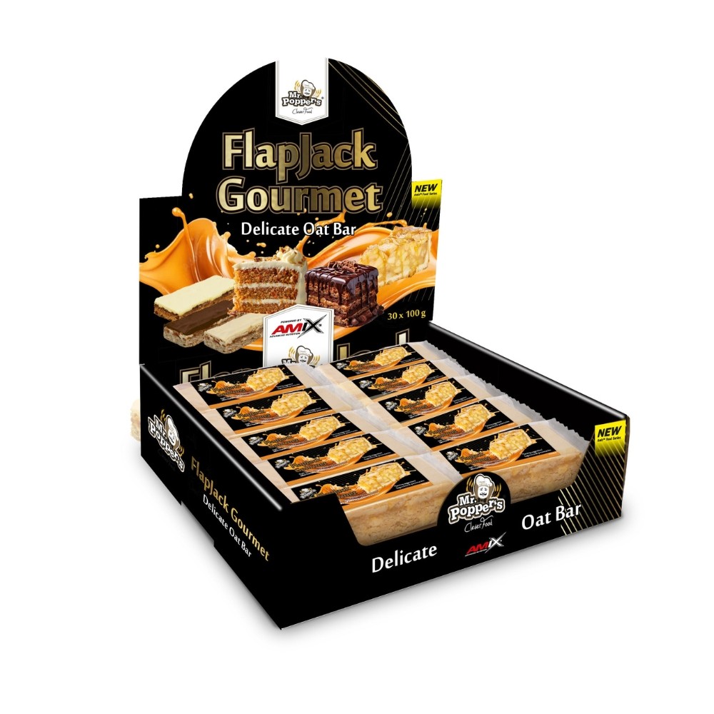 AMIX MR.POPPER FLAP JACK GOURMET 30X100G MANZ CHOC