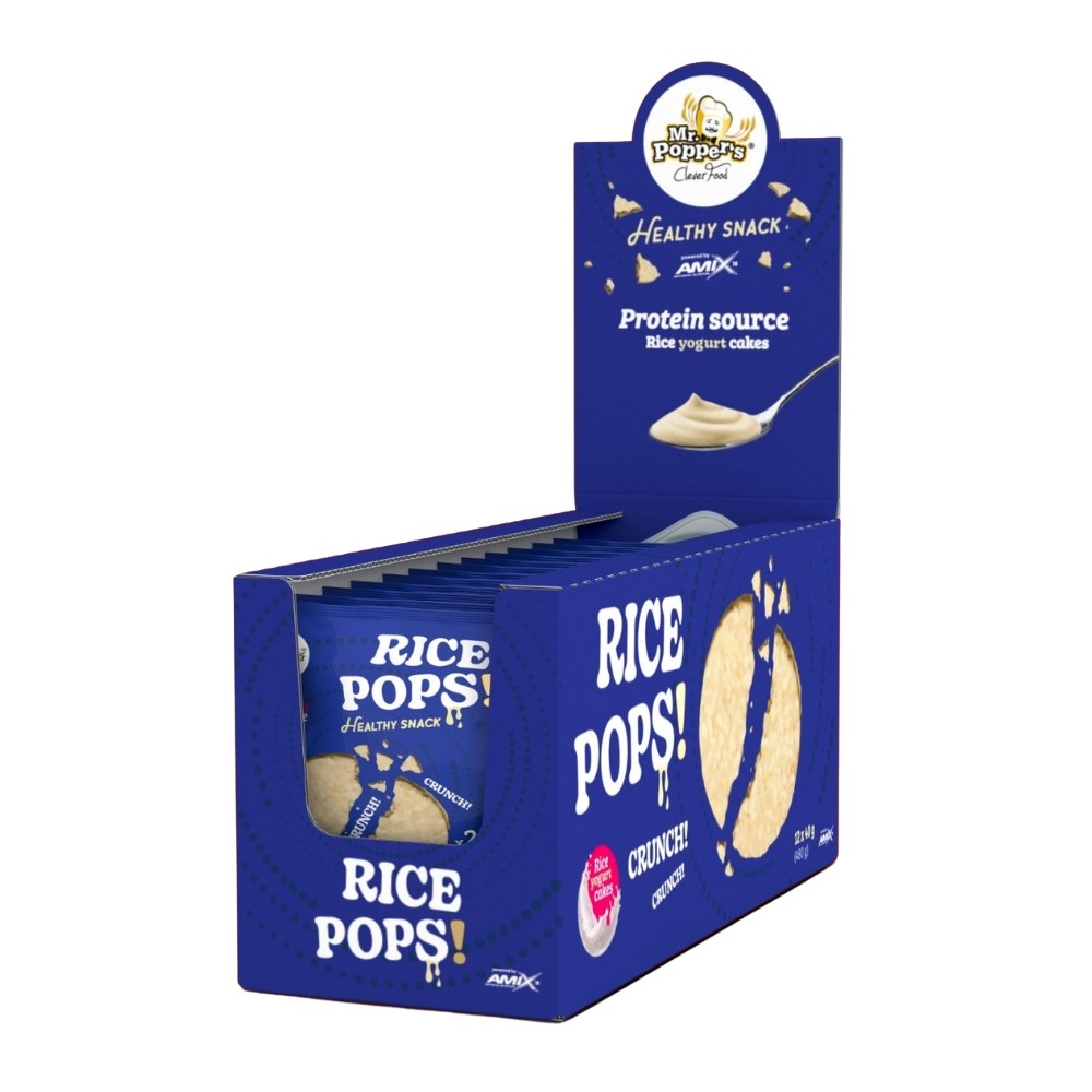 AMIX MR.POPPER TORTITAS ARROZ YOGURT 12X40GR.