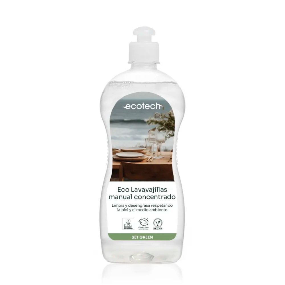 ECOTECH SET GREEN -LAVAVAJ.MANUAL CONCENT- 750ML