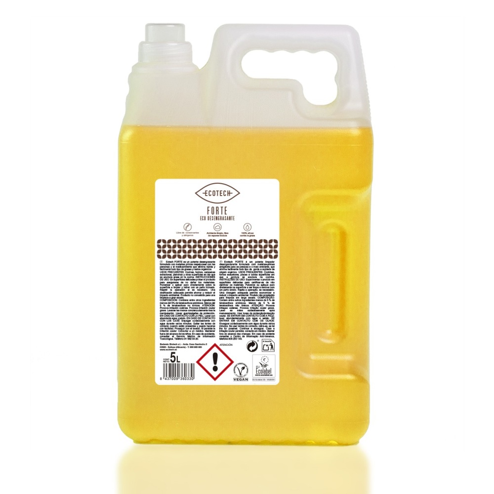ECOTECH GARRAFA 5L FORTE -DESENGRASANTE-