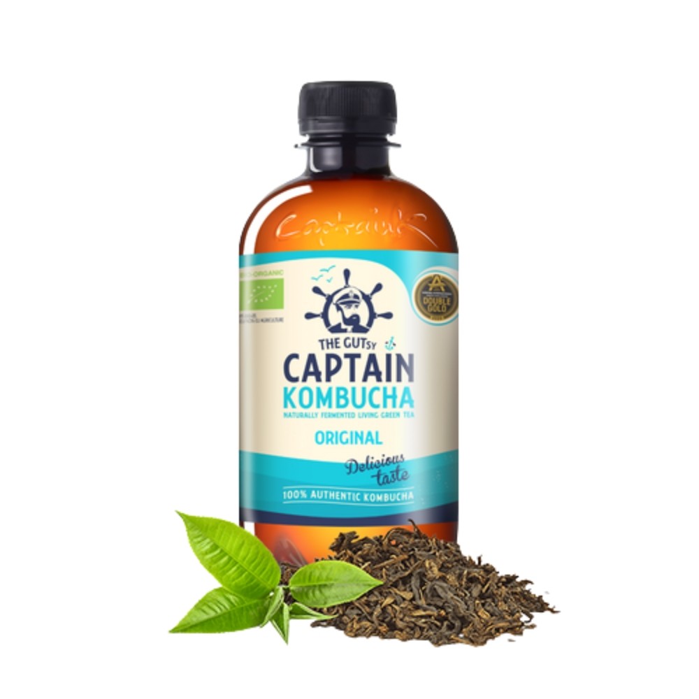 CAPTAIN KOMBUCHA BEBIDA 400ML ORIGINAL BIO