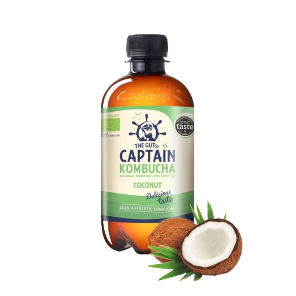 CAPTAIN KOMBUCHA BEBIDA 400ML COCO BIO