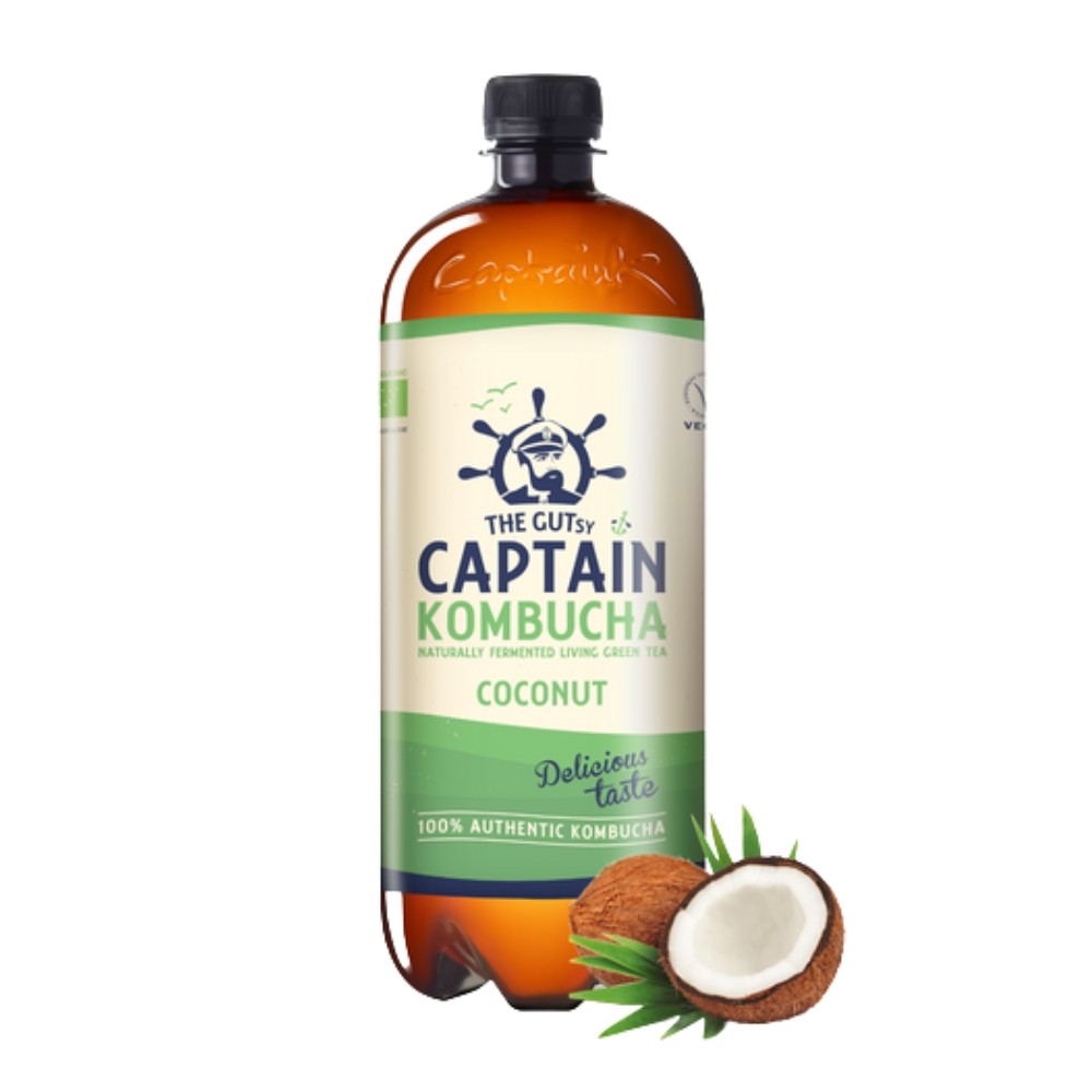 CAPTAIN KOMBUCHA BEBIDA 1L COCO BIO