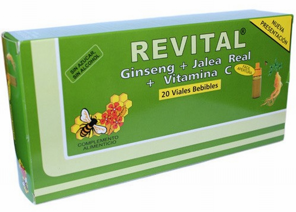 OTC REVITAL GINSENG 20 VIALES