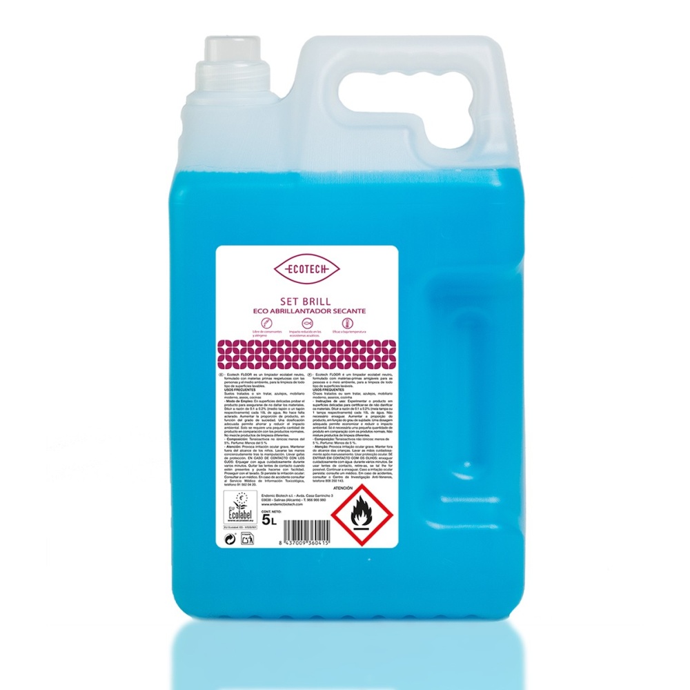 ECOTECH GARRAFA 5L SET BRILL -ABRILLANTA.SECANTE-
