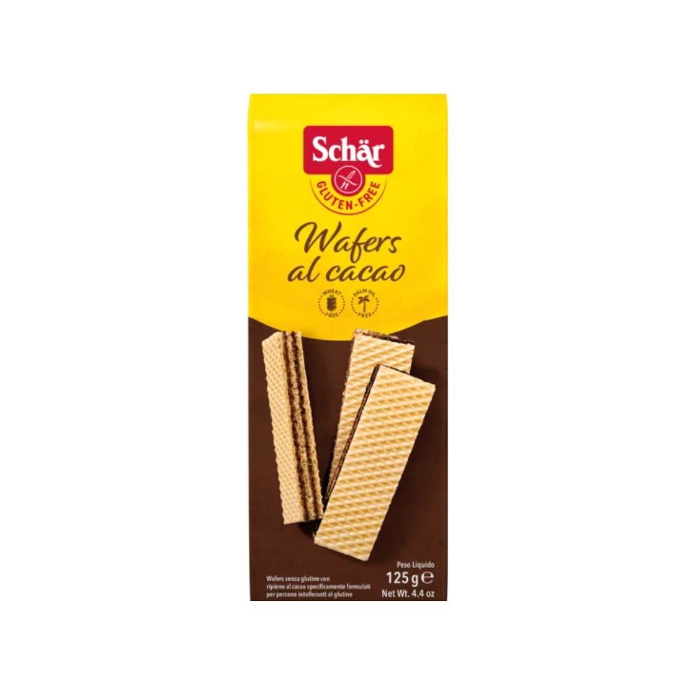 SCHAR WAFER CACAO BARQUILLO S/GLUTEN 125GR