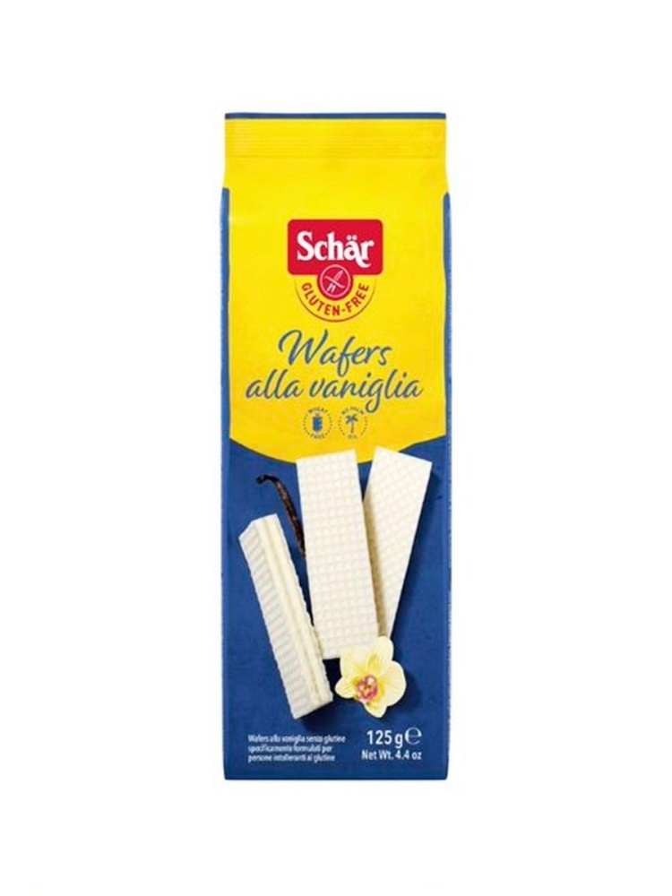 SCHAR WAFER VAINILLA BARQUILLO S/GLUTEN 125GR.