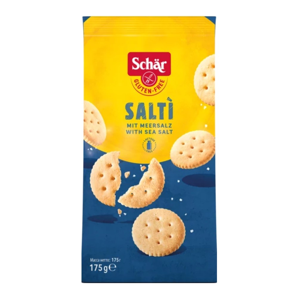 SCHAR SALTI CRACKER SALADOS S/GLUTEN 175GR.
