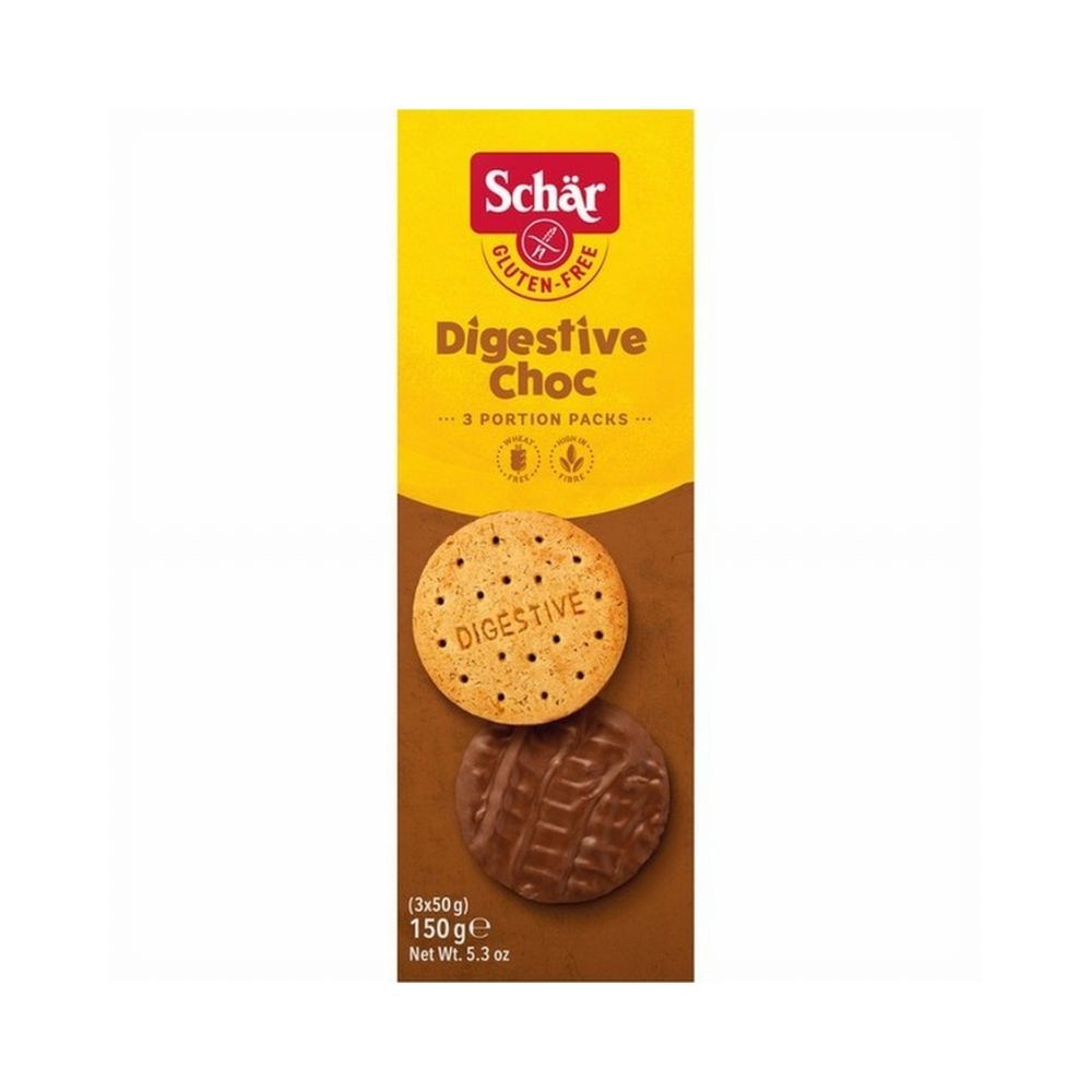SCHAR GALLETA DIGESTIVE CHOC S/GLUTEN 150GR