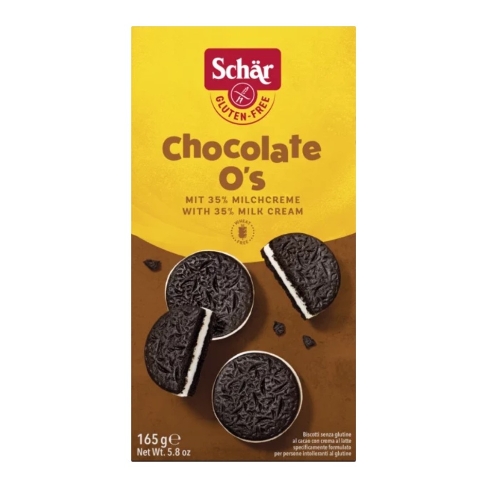 SCHAR GALLETA CHOCO O'S S/GLUTEN 165GR.