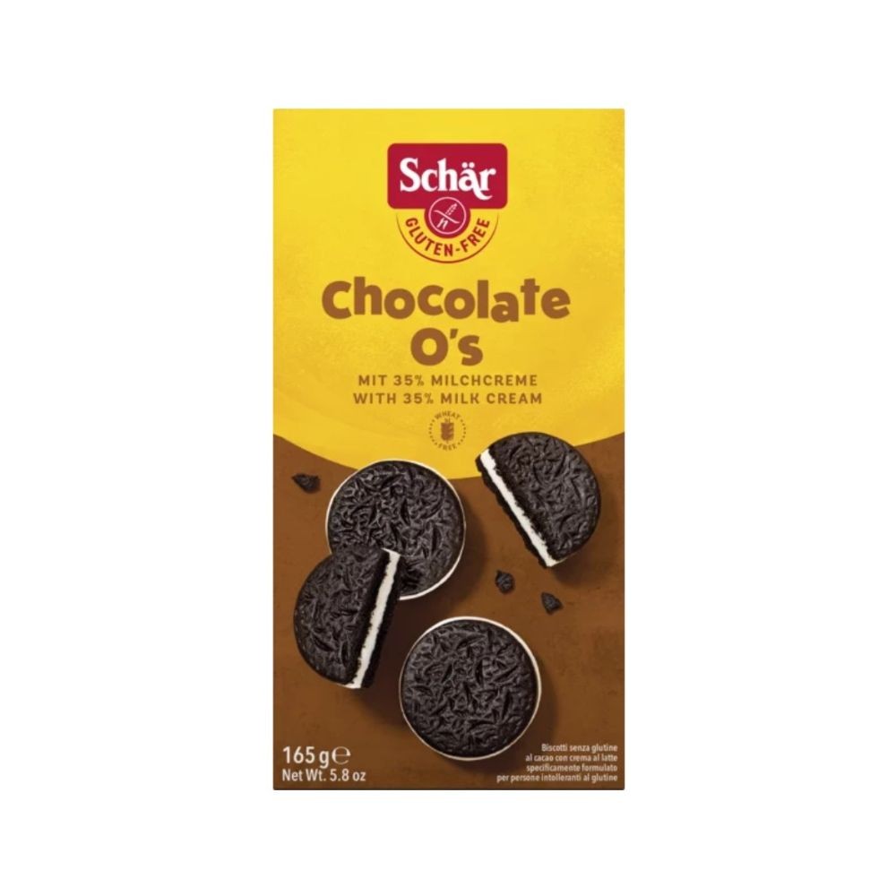 SCHAR GALLETA CHOCO O'S S/GLUTEN 165GR.