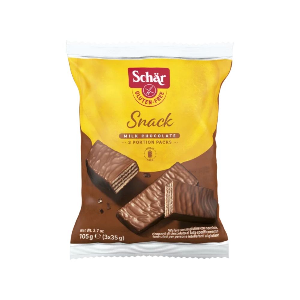 SCHAR SNACK BARQUILLO CHOCO 3UND. 105GR.