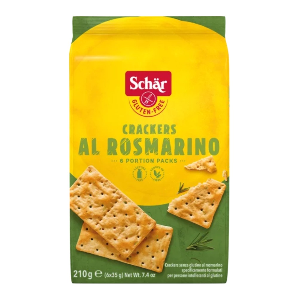 SCHAR CRACKERS AL ROSMARINO S/GLUTEN 210GR.