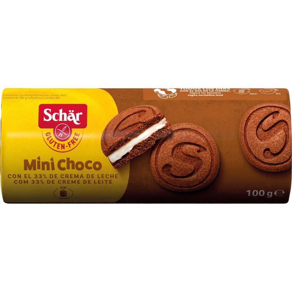SCHAR GALLETA MINI CHOCO S/GLUTEN 100GR.