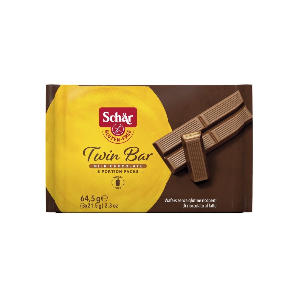 SCHAR TWIN BAR S/GLUTEN (3X21.5GR.)  64.5GR