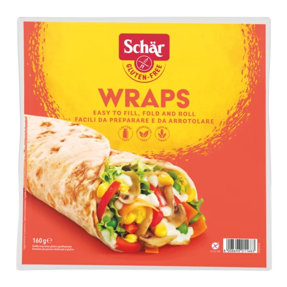 SCHAR PIADINA WRAPS S/GLUTEN (2X80GR.) 160GR.