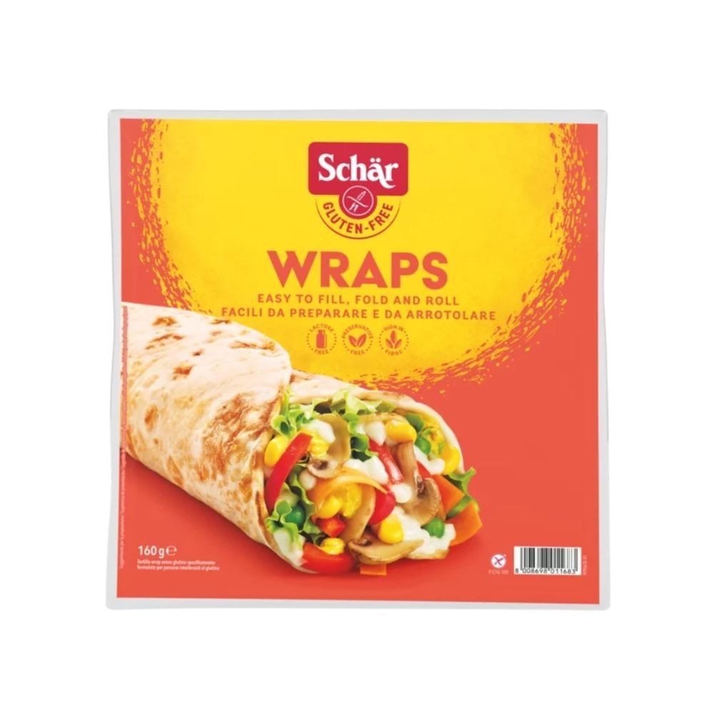 SCHAR PIADINA WRAPS S/GLUTEN (2X80GR.) 160GR