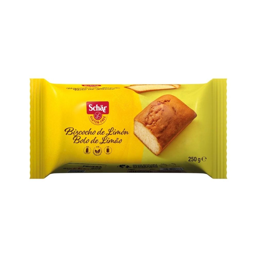 SCHAR LEMON CAKE S/GLUTEN 250GR.