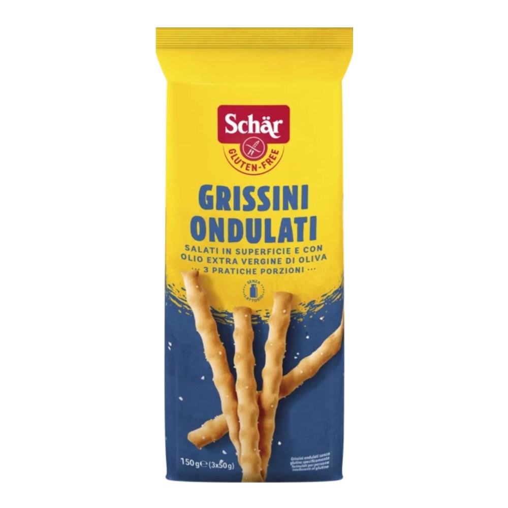 SCHAR GRISSINI ONDULATI COLINES S/GLUT. 150GR.