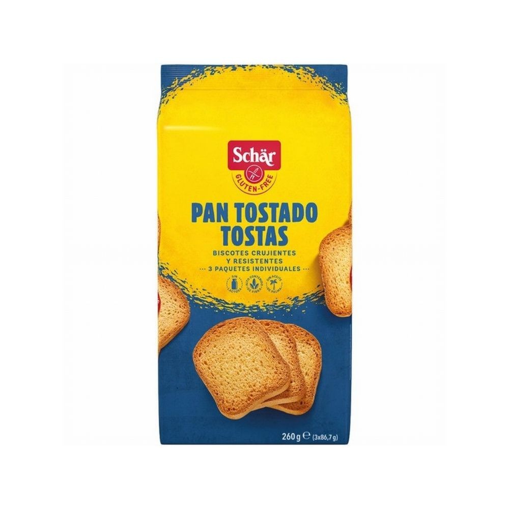SCHAR PAN TOSTADO FETTE BISCOTE S/GLUTEN 260GR.