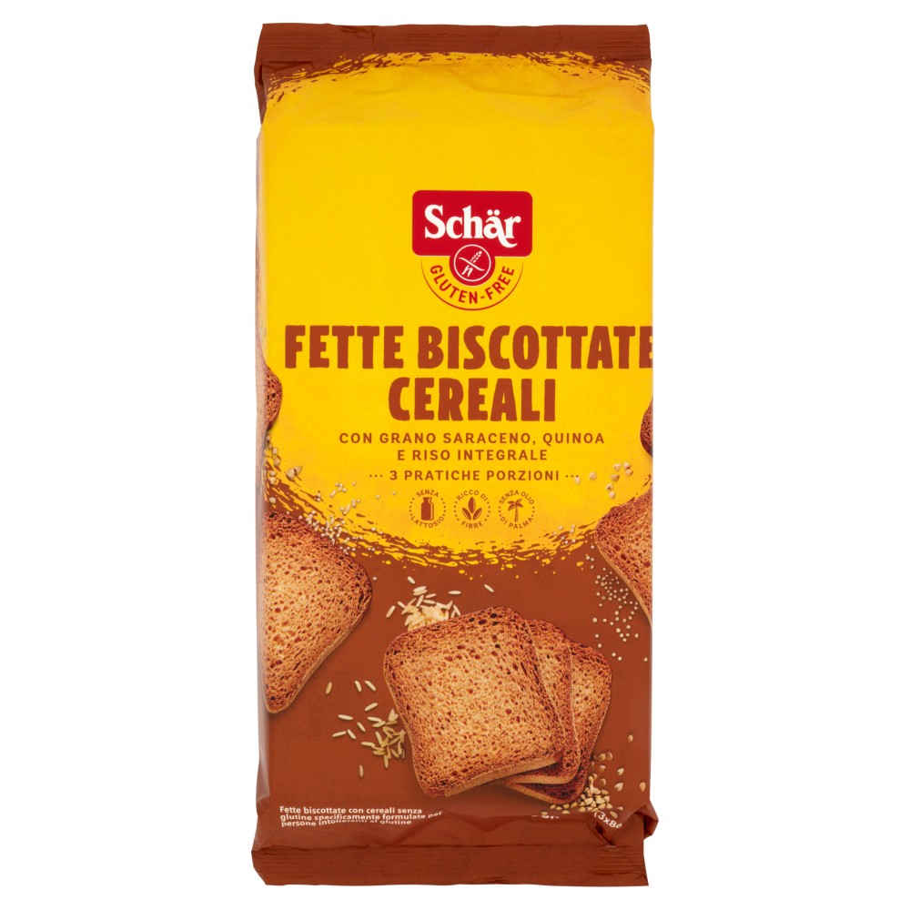 SCHAR PAN FETTE BISCOTTATE CEREALI S/GLUTEN 260GR.
