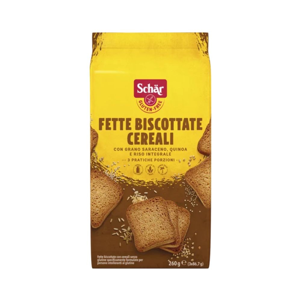 SCHAR PAN FETTE BISCOTTATE CEREALI S/GLUTEN 260GR