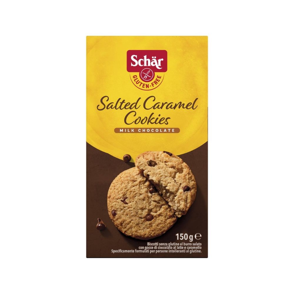 SCHAR GALLETA SALTED CARAMEL COOKIES S/GLUT. 150GR