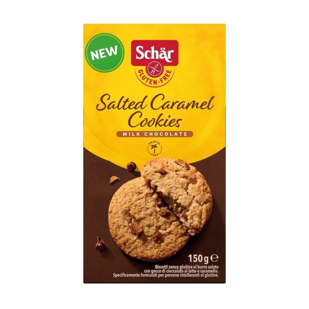 SCHAR GALLETA SALTED CARAMEL COOKIES S/GLUT. 150GR