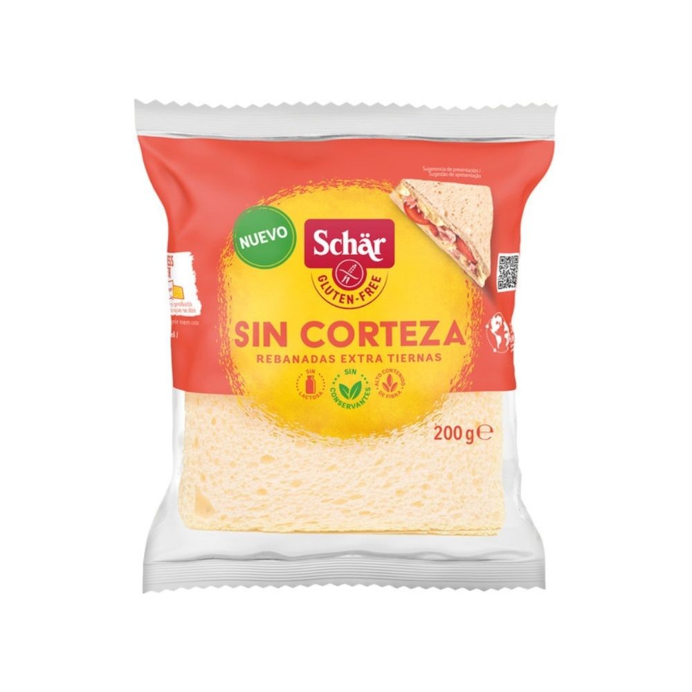 SCHAR PAN TRAMEZZINO - PAN SIN CORTEZA 200G