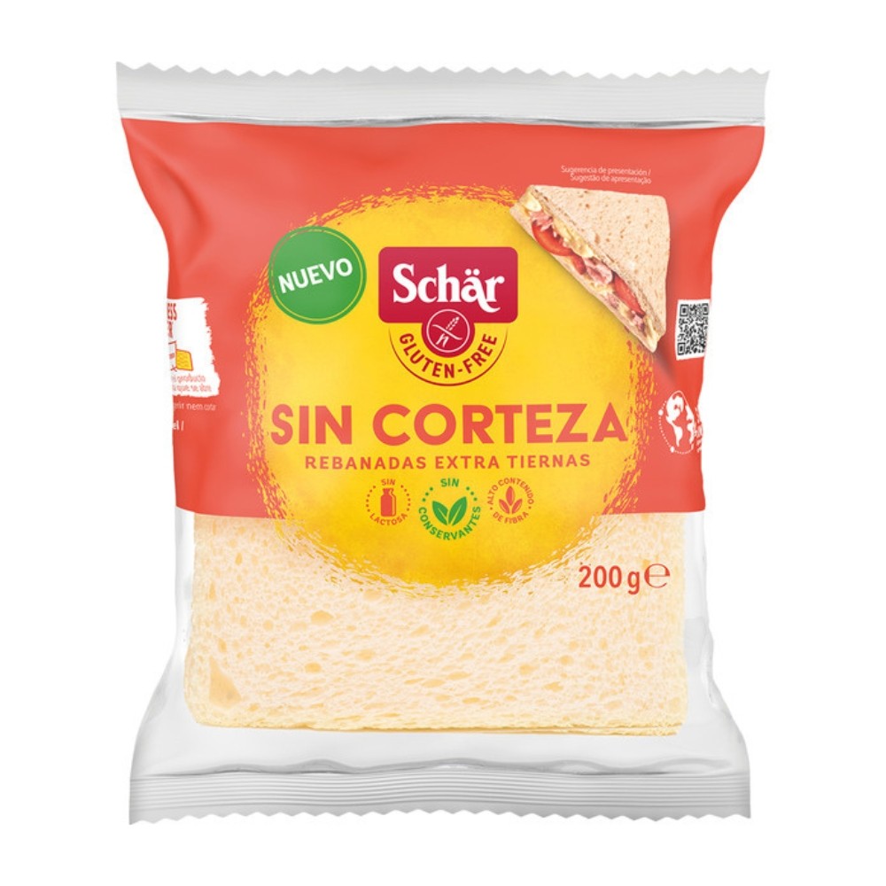 SCHAR PAN TRAMEZZINO - PAN SIN CORTEZA 200G