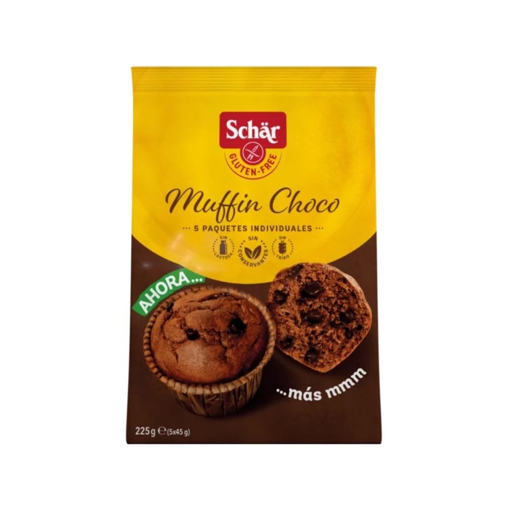 SCHAR MUFFINS CHOCO S/GLUTEN (5x45) 225g