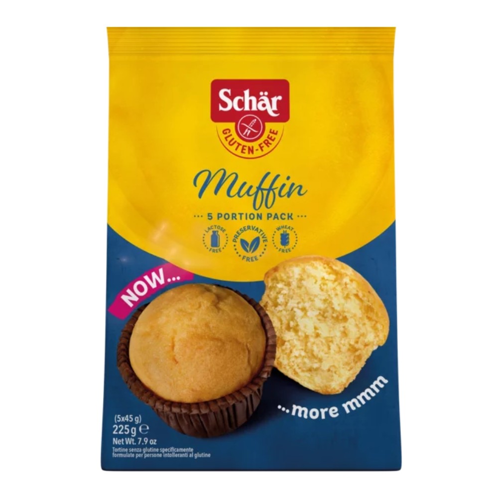 SCHAR MUFFINS S/GLUTEN (5x45) 225g