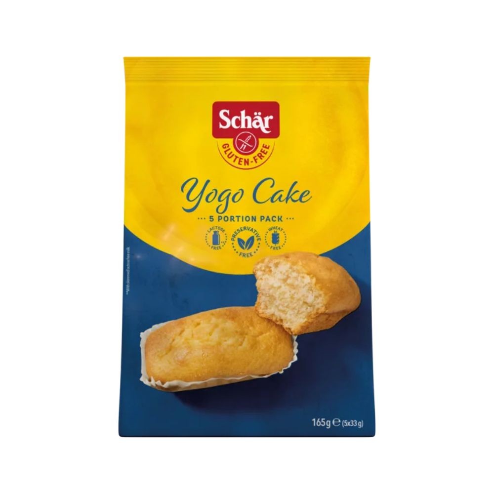 SCHAR YOGO CAKE S/GLUTEN (5x33) 165GR.