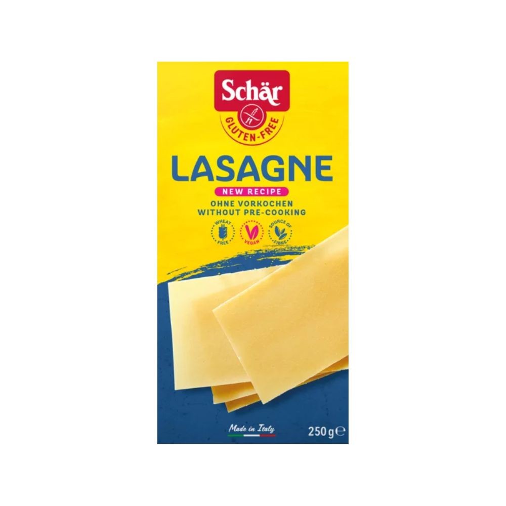 SCHAR PASTA LASAGNE AL HUEVO S/GLUTEN 250GR