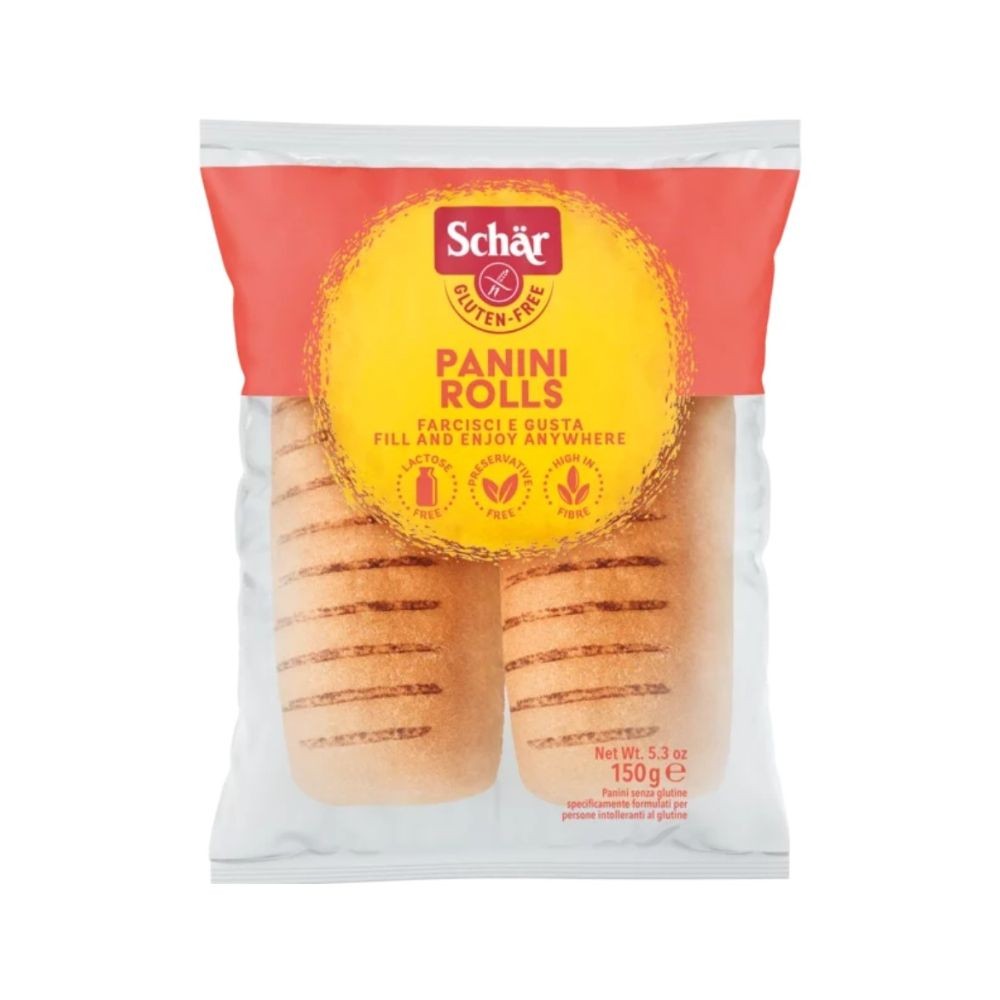 SCHAR PANINI ROLLS S/GLUTEN 150G