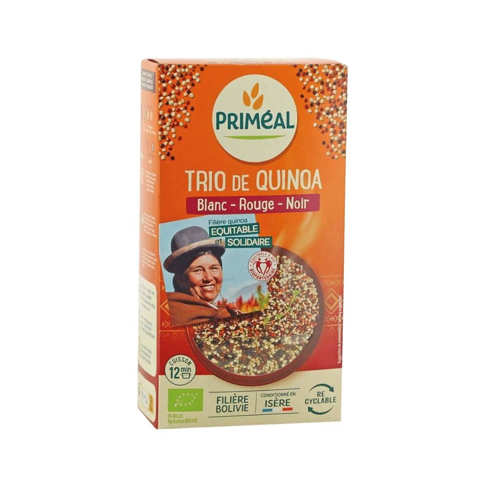 PRIMEAL QUINOA TRIO BLANCA ROJA NEGRA 500g